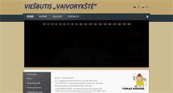 Desktop Screenshot of hotel.vaivorykste.com
